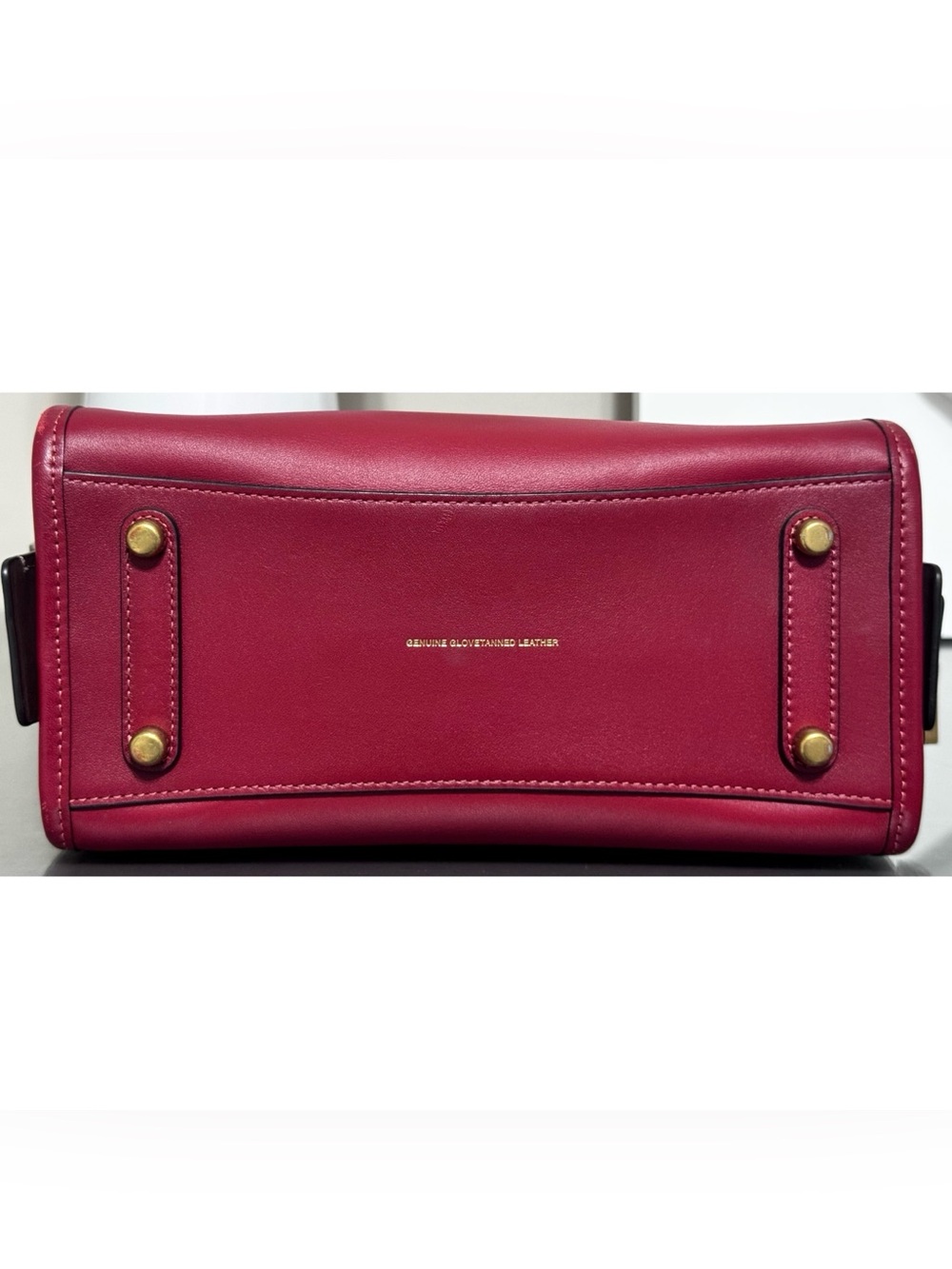 COACH Rogue 25 Brick Red Multi Leather Satchel Crossbody Bag - Picture 9 of 10